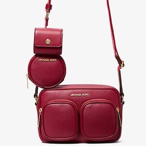 Michael Kors Jet Set Md Leather Crossbody Bag Case for Apple Airpods Pro®
Cherry